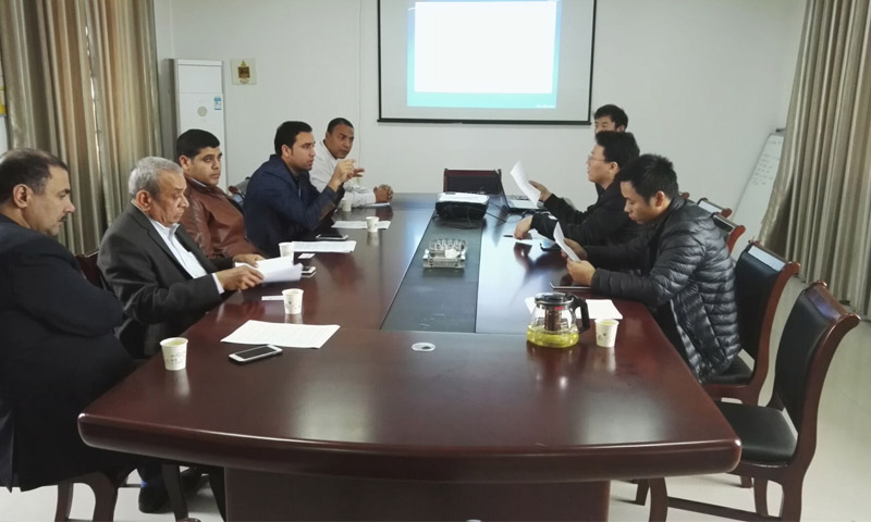 Egyptian Customers Come To Visit Dongzhen Factory